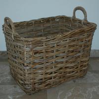 Cesto contenitore porta legna portalegna vimini