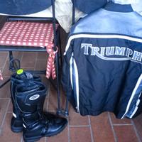 Giubbotto pelle Triumph taglia m