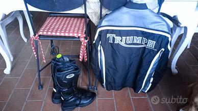 Giubbotto pelle Triumph taglia m