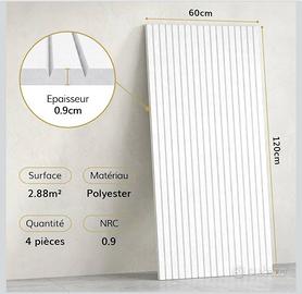 21 Panelli acustichi 9 euro cadauno 120x60 cm