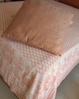 coperta tradizionale sarda letto singolo.