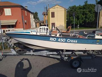 Barca Rio 450 Cross + Motore Johnson 40 cv