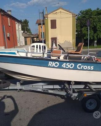Barca Rio 450 Cross + Motore Johnson 40 cv