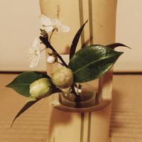 Vaso contenitore fiori in bamboo