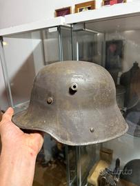 Elmetto tedesco ww1 grande guerra da soffitta