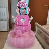 torta finta Barbie