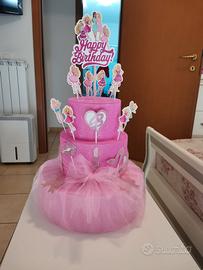 torta finta Barbie