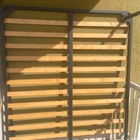 Rete a doghe matrimoniale con struttura in ferro