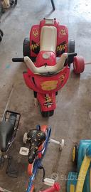 biciclette, triciclo, macchinine a motore 