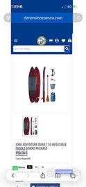 Jobe adventure duna  11.6 paddle board