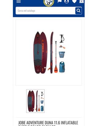 Jobe adventure duna  11.6 paddle board