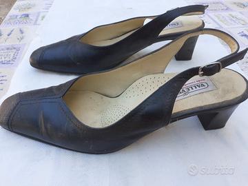 Scarpe chanel in pelle
