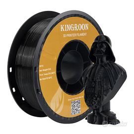 Filamento Kingroon PETG Nero 1kg stampa 3d