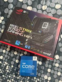 Scheda madre ROG B760-F + Process Intel i7 13700k