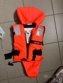 Giubbotto di salvataggio bambino 15-30kg e adulto