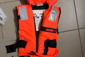 Giubbotto di salvataggio bambino 15-30kg e adulto