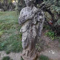 ANTICA STATUA IN PIETRA CALCAREA