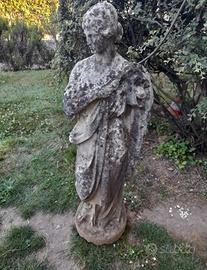 ANTICA STATUA IN PIETRA CALCAREA