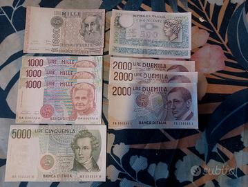 Banconote lire Italiane 