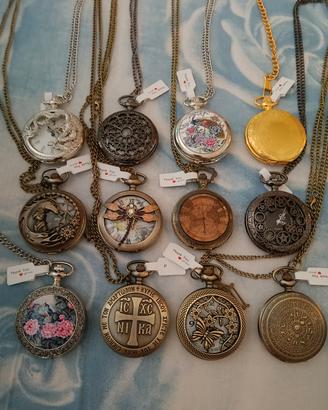 SET 12 OROLOGI DA TASCHINO ARTIGIANALI