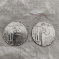 20lire+ replica con immagine di benito mussolini