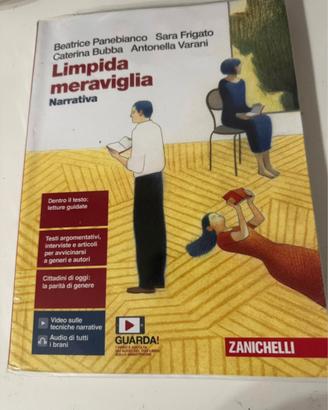 limpida meraviglia, libro di italiano