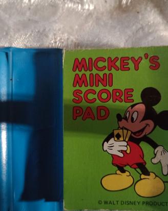 Mickey Mini Playing cards Walt Disney vintage