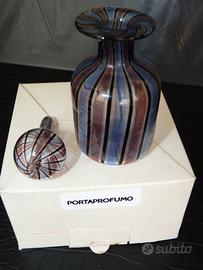Bottiglia Porta profumo in Vetro Artistico