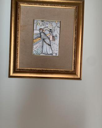 Quadro su Lastra d’Argento – Scena Retrò