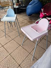 2 seggioloni ikea antilop -edizione limitata