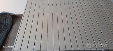 tavolo a tapparella pieghevole in alluminio