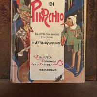 Interessante libro antico pinocchio
