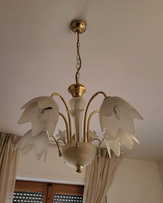 lampadario e lampade comodino