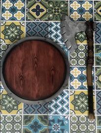 Scudo+Ascia  LARP/GDR/Rievocazione