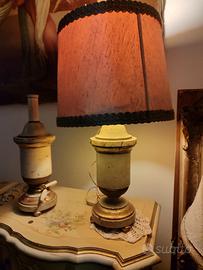 antiche abat jour legno