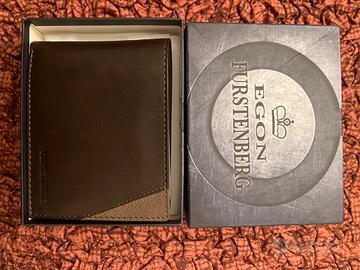Portafoglio Egon Furstenberg vera pelle leather