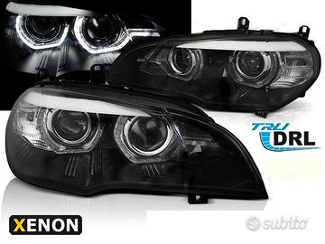 Fari anteriori XENON BMW X5 E70 07-10 Angel LED 3D