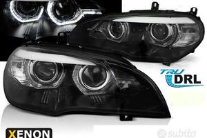 Fari anteriori XENON BMW X5 E70 07-10 Angel LED 3D