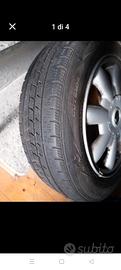 4 cerchi mini con pneumatici invernali x mini r52 