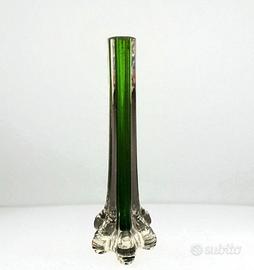 Vaso in vetro vintage anni '60