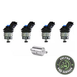 4 INIETTORI NUOVI LANDI RENZO BLU FIAT GPL