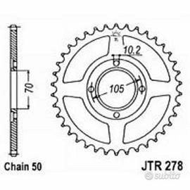 Corona jt 278 34 denti honda cb 250 360 400