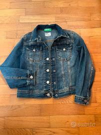 Giubbino bambina denim Benetton