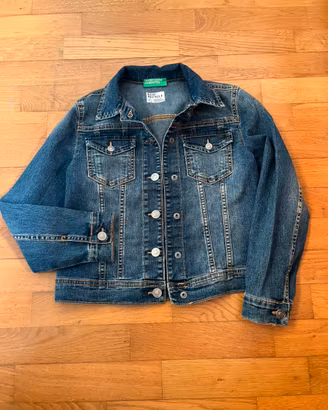 Giubbino bambina denim Benetton