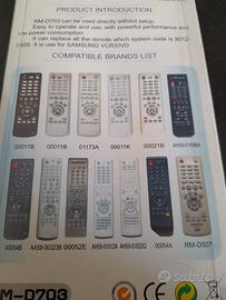 telecomando VCR/DVD samsung