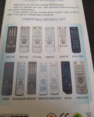 telecomando VCR/DVD samsung