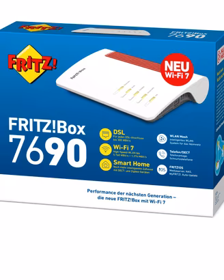 Modem FRITZ!Box 7690 Wi‑Fi 7 + Assurant 3 Anni
