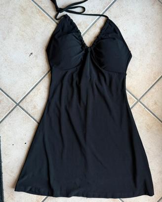 Vestito corto nero schiena scoperta-Taglia XS/S