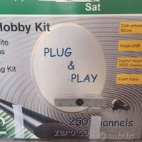 kit parabola satellitare con occhio