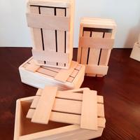 Scatoline in legno di Tiglio Mod. 4